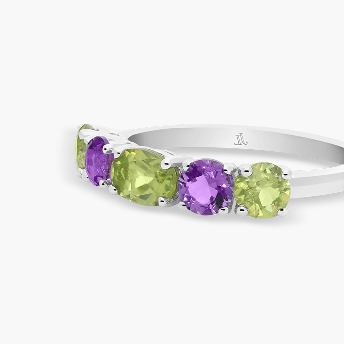Anillo de plata 1ª ley peridoto PRISM