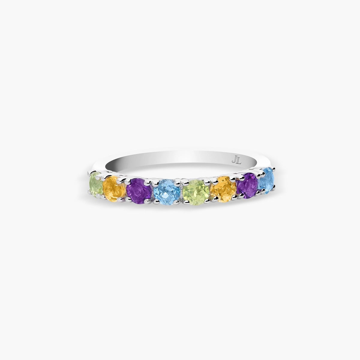 Anillo de plata 1ª ley peridoto PRISM