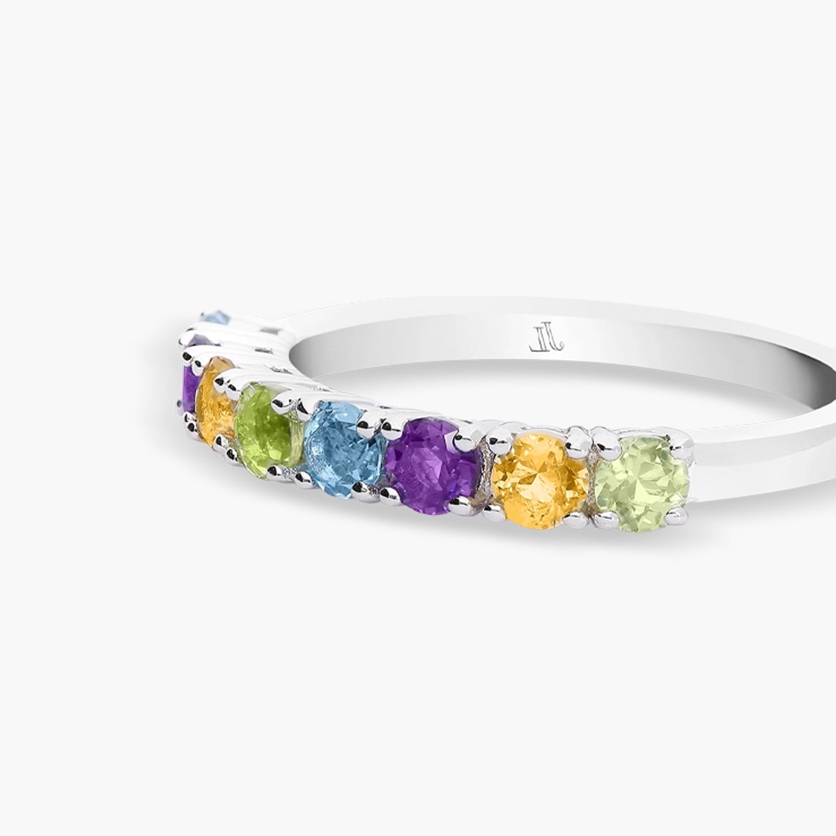Anillo de plata 1ª ley peridoto PRISM