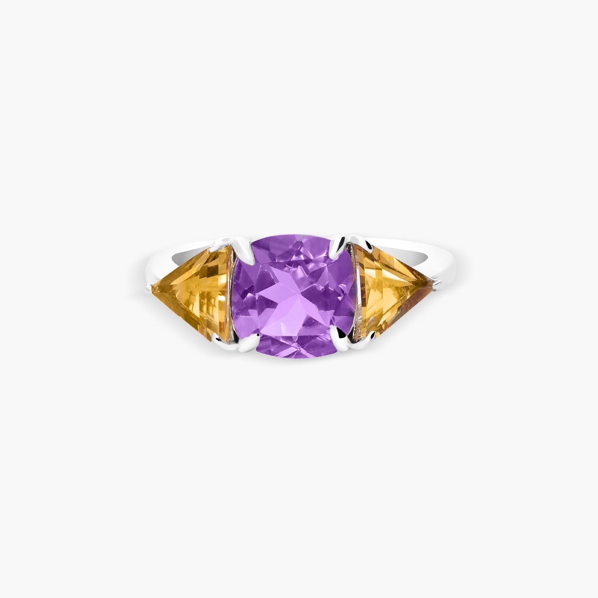 Anillo de plata 1ª ley amatista PRISM