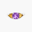Anillo de plata 1ª ley amatista PRISM
