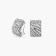 Pendientes de oro blanco 18K diamante natural 1.45 ct. 18 mm ZEBRE