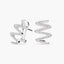 Pendientes de oro blanco 18K diamante natural 0.70 ct. 18 mm HEARTBEAT