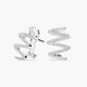 Pendientes de oro blanco 18K diamante natural 0.70 ct. 18 mm HEARTBEAT
