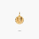 Medalla Virgen niña de oro 18K 16 mm
