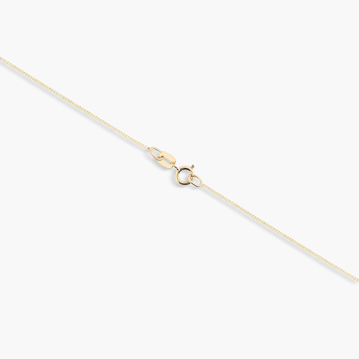 Collar de oro bicolor 18K "Mamá" circonitas 43-45 mm