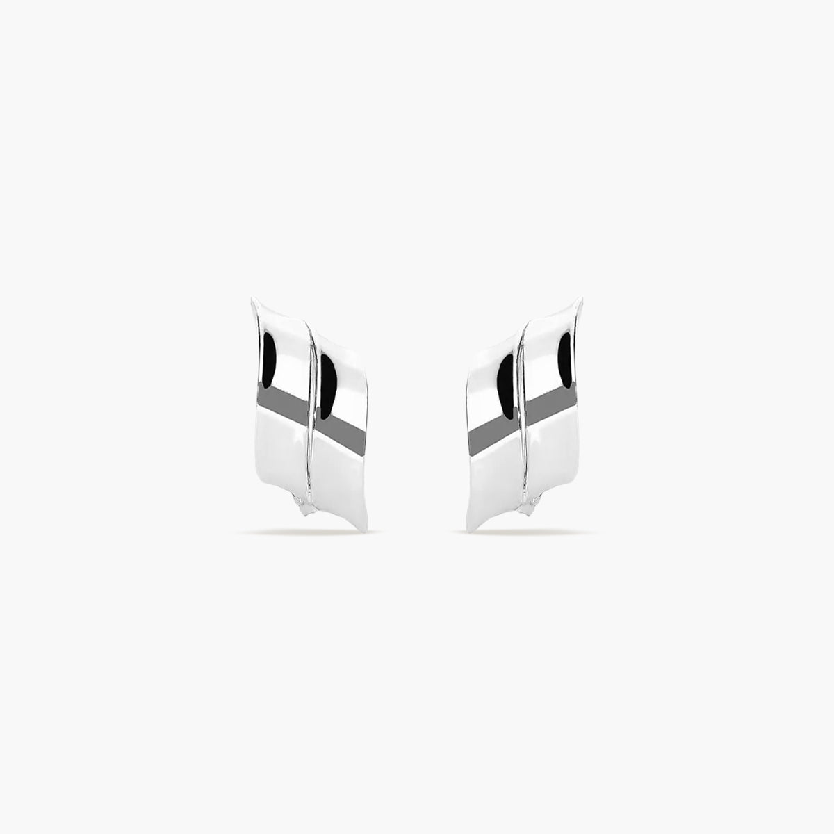 Pendientes de oro blanco 18K 16 mm