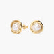 Pendientes de oro 18K con perlas 12 mm