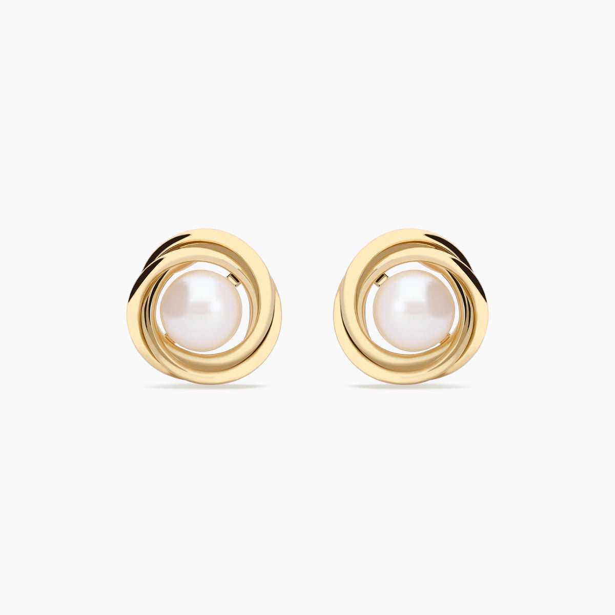 Pendientes de oro 18K con perlas 12 mm