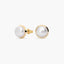 Pendientes redondos de oro 18K con perlas 10 mm