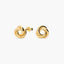 Pendientes nudo redondo de oro 18K 10 mm