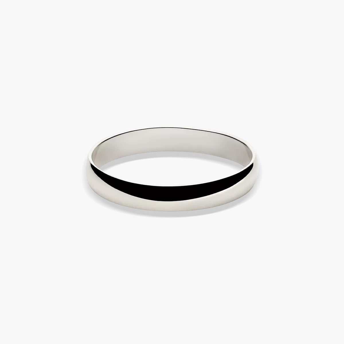 Alianza de oro blanco 18K