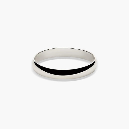 Alianza de oro blanco 18K