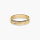 Alianza de oro 18K 4 mm con greca