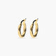 Pendientes de aro de oro 18K 15 mm TWIST