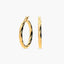 Pendientes de aro de oro 18K 25 mmTWIST
