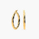 Pendientes de aro de oro 18K 25 mmTWIST