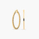 Pendientes de aro de oro 18K 35 mm HELLENE