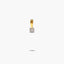Colgante diamante natural 0.02 ct. de oro 18K 3 mm
