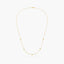 Gargantilla oro 18K diamante natural 0.13 ct. 42-45 cm