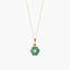 Collar diamante natural 0.04 ct. oro 18 quilates