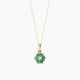 Collar diamante natural 0.04 ct. oro 18 quilates