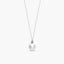 Collar diamante natural oro 18 quilates