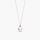 Collar diamante natural oro 18 quilates