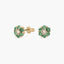Pendiente diamante natural 0.07 ct. oro 18 quilates