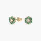 Pendiente diamante natural 0.07 ct. oro 18 quilates