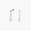 Pendiente diamante natural 0.04 ct. oro 18 quilates