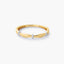Anillo de oro 18K diamante natural 0.024 ct. 