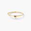 Anillo de oro 18K diamante natural 0.04 ct. 
