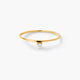 Anillo de oro 18K diamante natural 0.04 ct. 