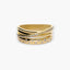 Anillo de oro 18K diamante natural 0.18 ct. 