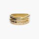 Anillo de oro 18K diamante natural 0.18 ct. 