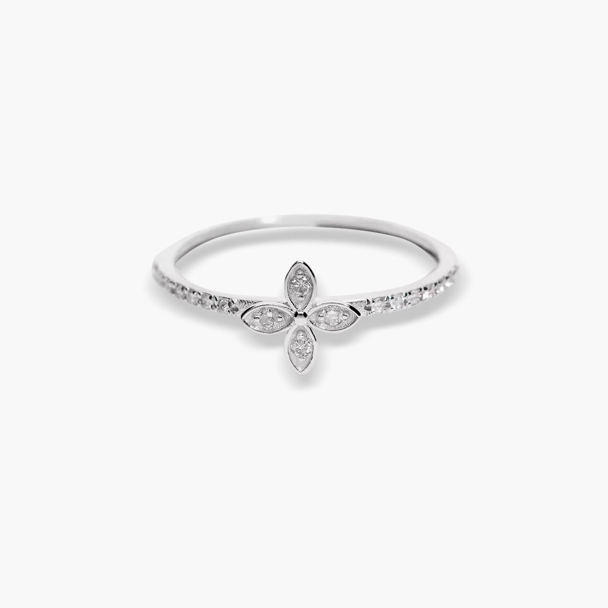 Anillo diamante natural 0.11 ct. oro 18 quilates