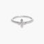 Anillo diamante natural 0.11 ct. oro 18 quilates