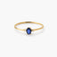 Anillo de oro 18K diamante natural 0.016 ct. DUSK