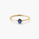 Anillo de oro 18K diamante natural 0.016 ct. DUSK