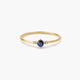 Anillo de oro 18K diamante natural 0.016 ct. DUSK