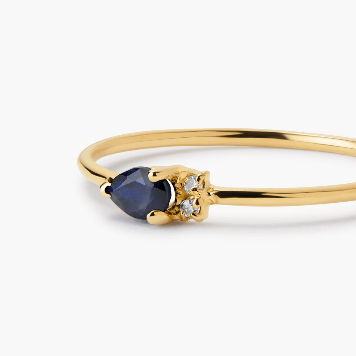 Anillo de oro 18K diamante natural 0.016 ct. DUSK