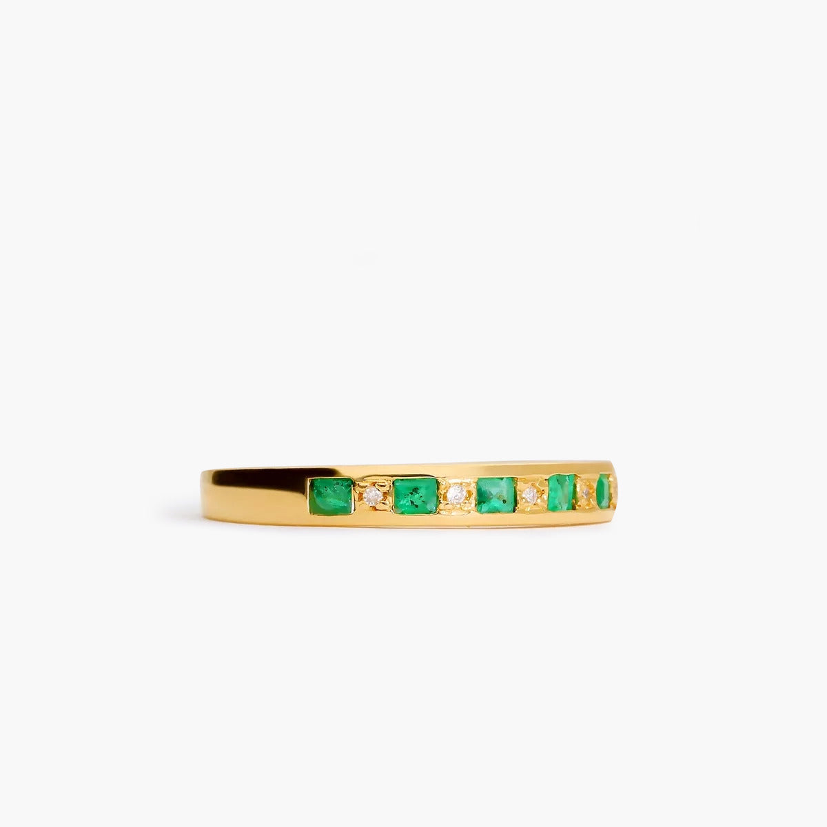 Anillo diamante natural 0.03 ct. oro 18 quilates