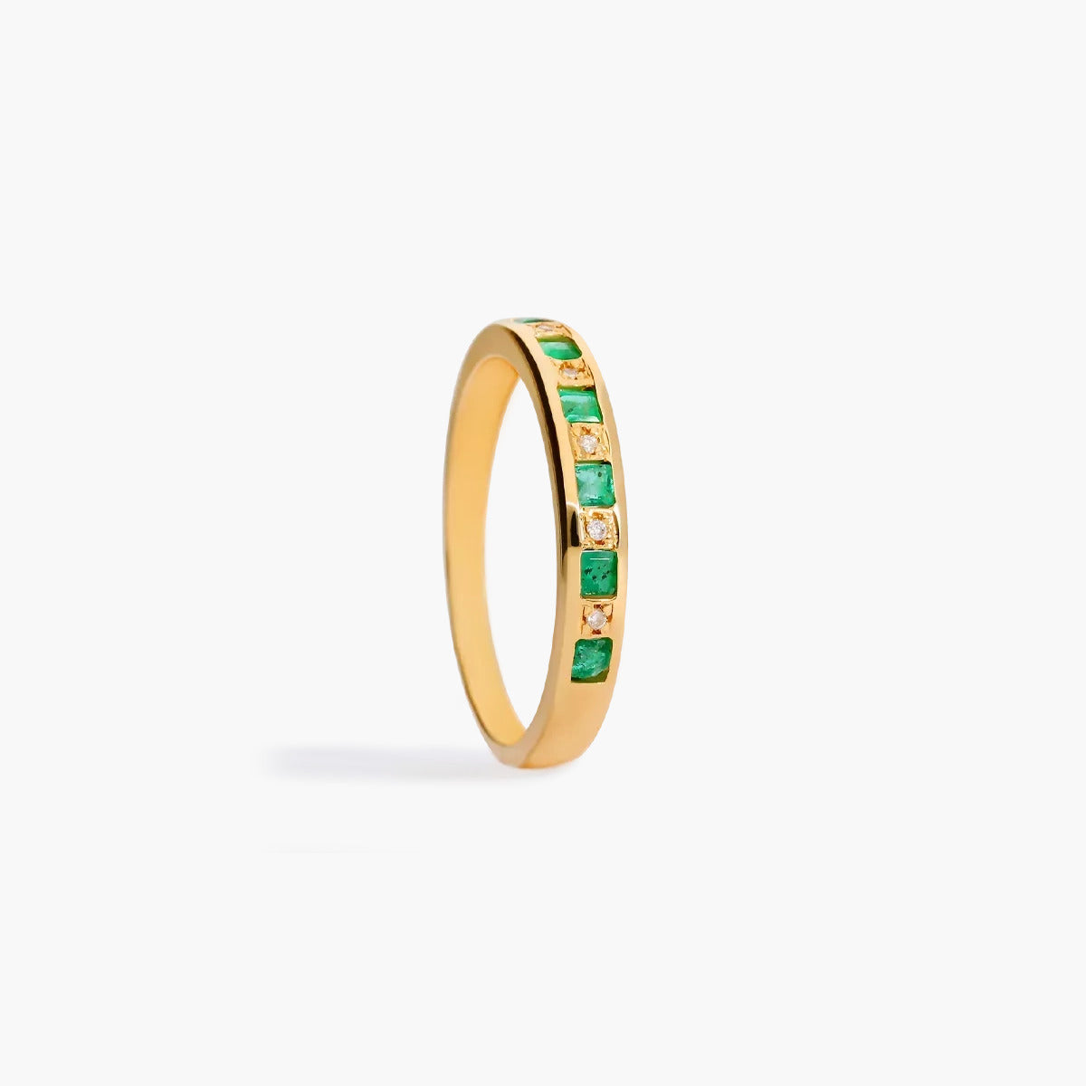 Anillo diamante natural 0.03 ct. oro 18 quilates