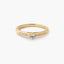 Anillo de oro 18K diamante natural 0.3 ct. COMET