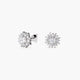 Pendientes de plata 1ª ley circonitas 9 mm
