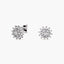 Pendientes de plata 1ª ley circonitas 9 mm