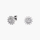Pendientes de plata 1ª ley circonitas 9 mm