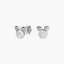 Pendientes de plata 1ª ley circonitas 5 mm