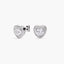 Pendientes corazón de plata 1ª ley circonitas 10 mm
